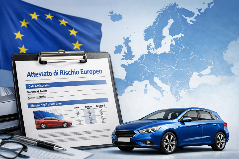 Attestato di rischio europeo e automobili